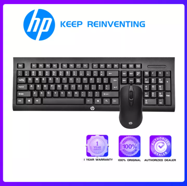 Original HP CS700 Keyboard and Mouse Combo Set USB Wired 104 Keys