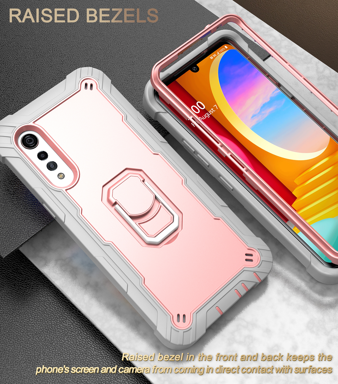 Case Lg Velvet 5g Waterproof Dual Layer Case For Lg Velvet 5g Uw