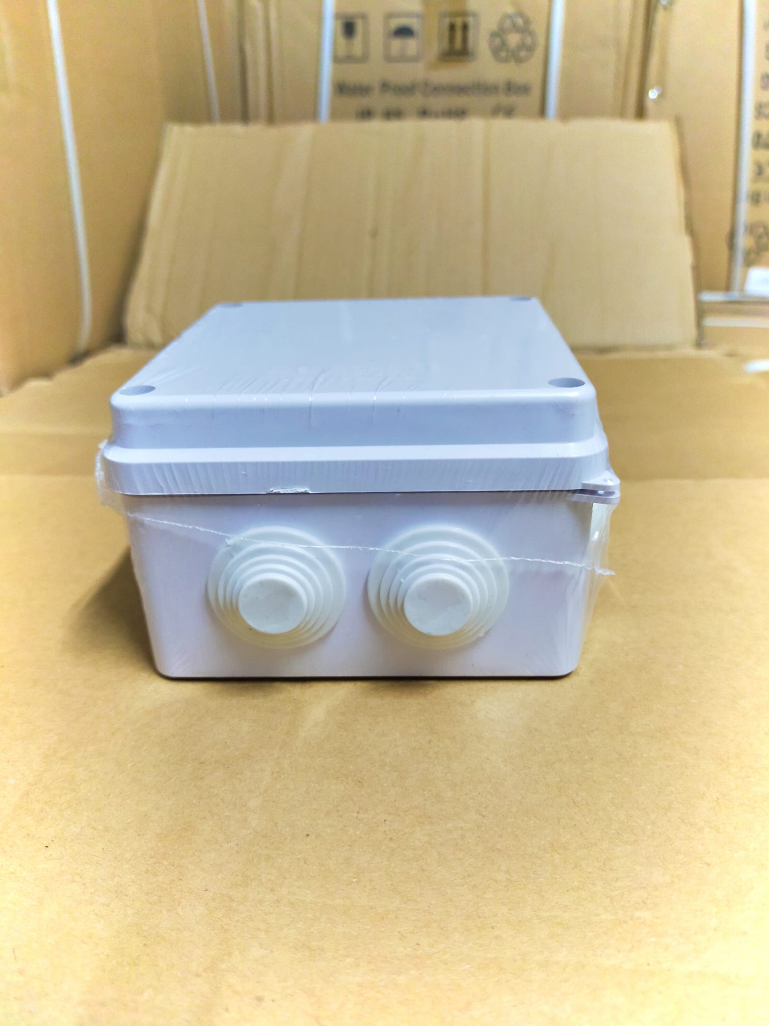 WHITE CCTV Weatherproof Outdoor Camera Junction Box Enclosure IP65