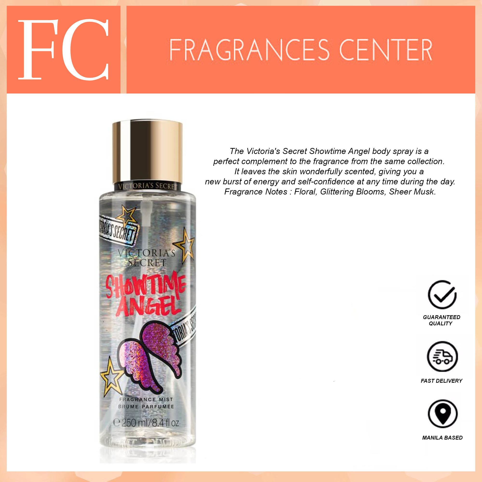 victoria's secret showtime angel fragrance mist