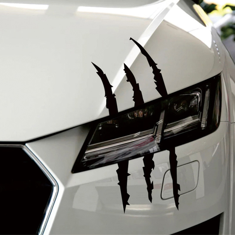 Cumarba Auto Car Sticker Reflective Monster Claw Scratch Stripe