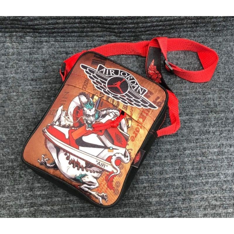 Air Jordan Crossbody Sling Shoulder Shoes Design Bag Lazada PH