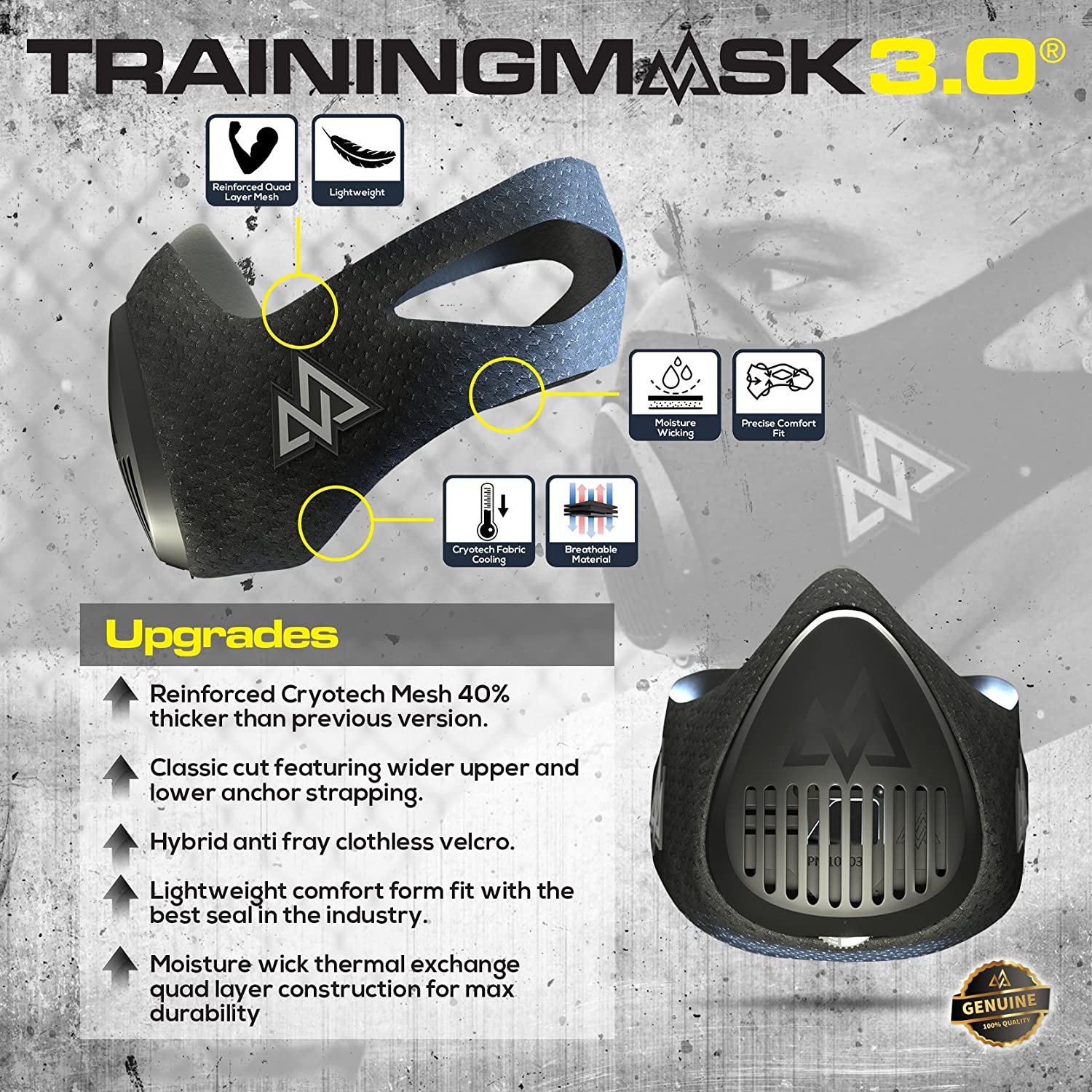 Elevation Training Mask 3.0 - Altitude Simulating Cardio & Conditioning  Mask