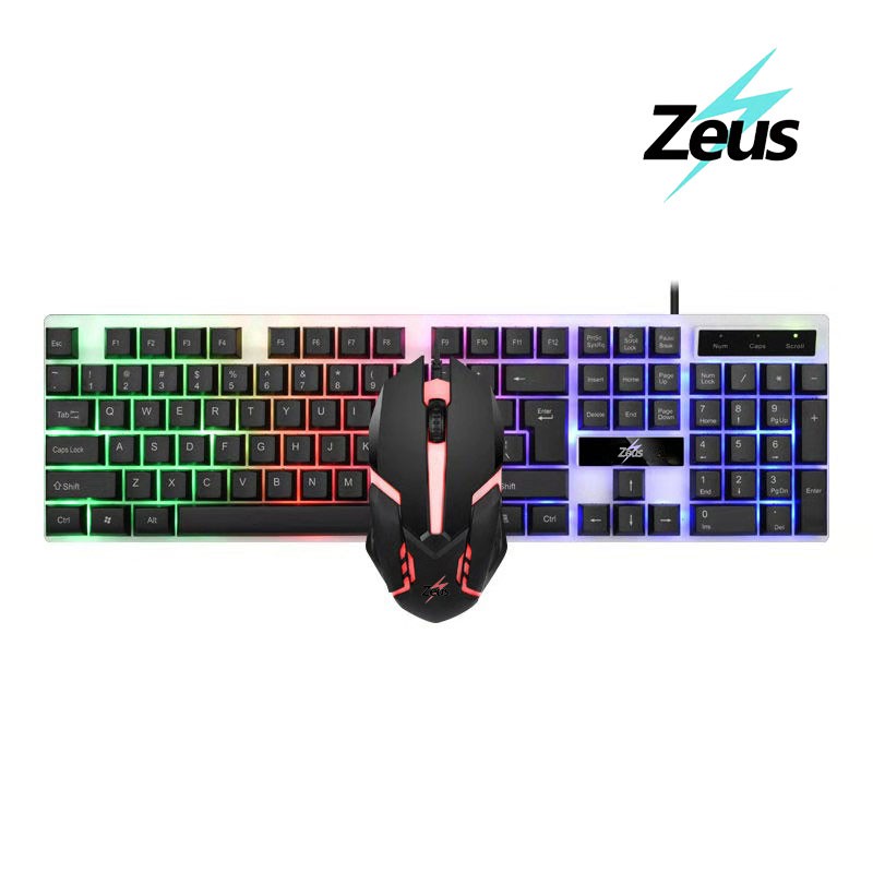 Zeus K001( Amazing Swiftness ）Gaming Keyboard And Mouse Bundle ( High Performance ) Lazada PH