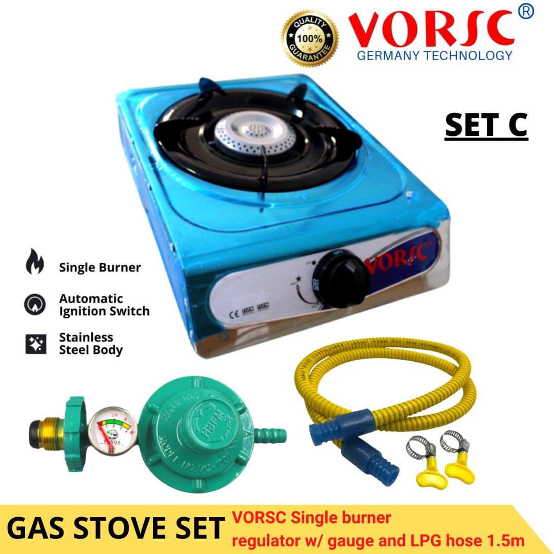 Propane Gas Stove 1 Burner Gas Stovewith Adjustable Regulator and