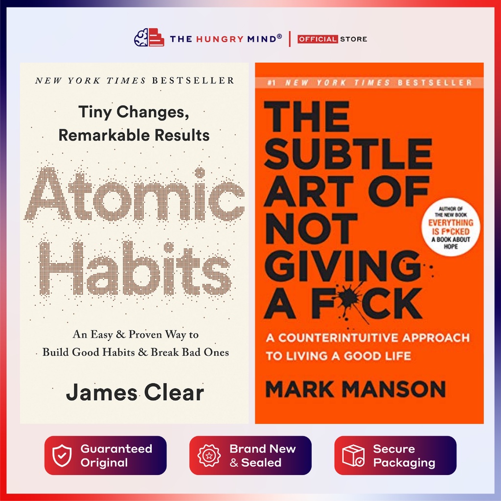 [bundle] Atomic Habits And Subtle Art Of Not Giving F Ck Original