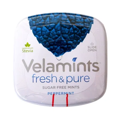 Velamints Peppermint flavored mint candies 20g