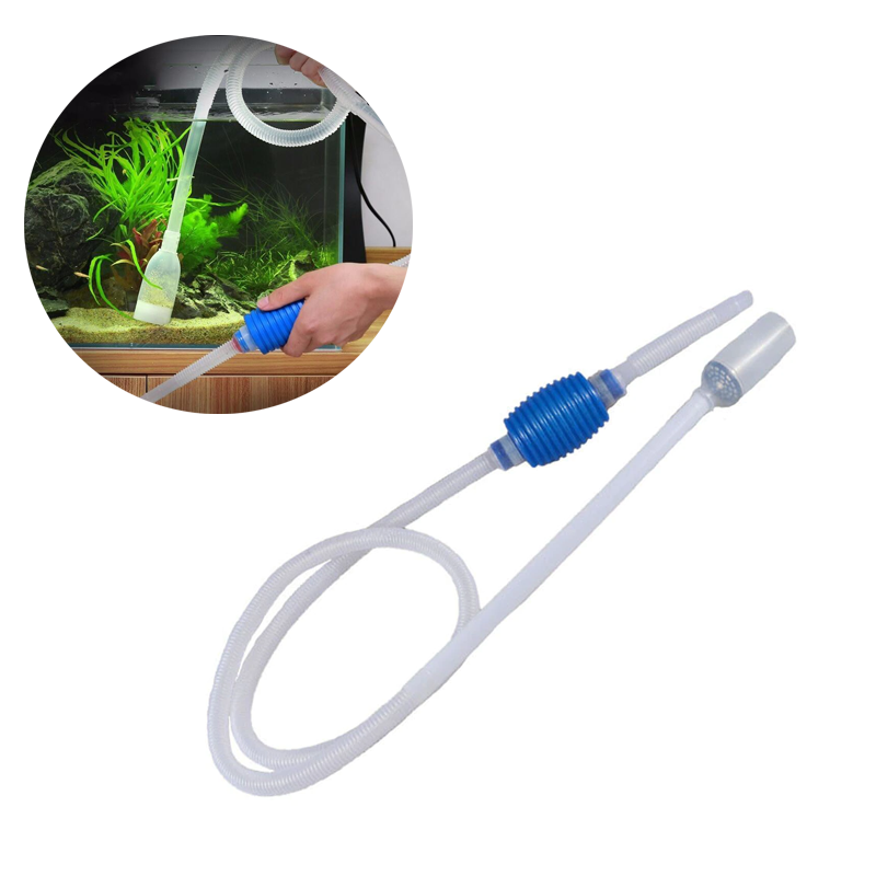 Aquarium Hose Fish Tank Vacuum Hose Pump Aquarium Cleaning Manual