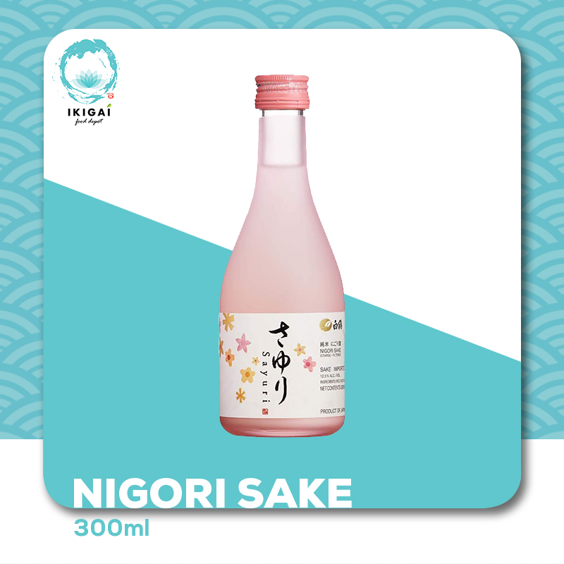 Saquê Licoroso Japonês Especial Sayuri Nigori Hakutsuru - 300mL