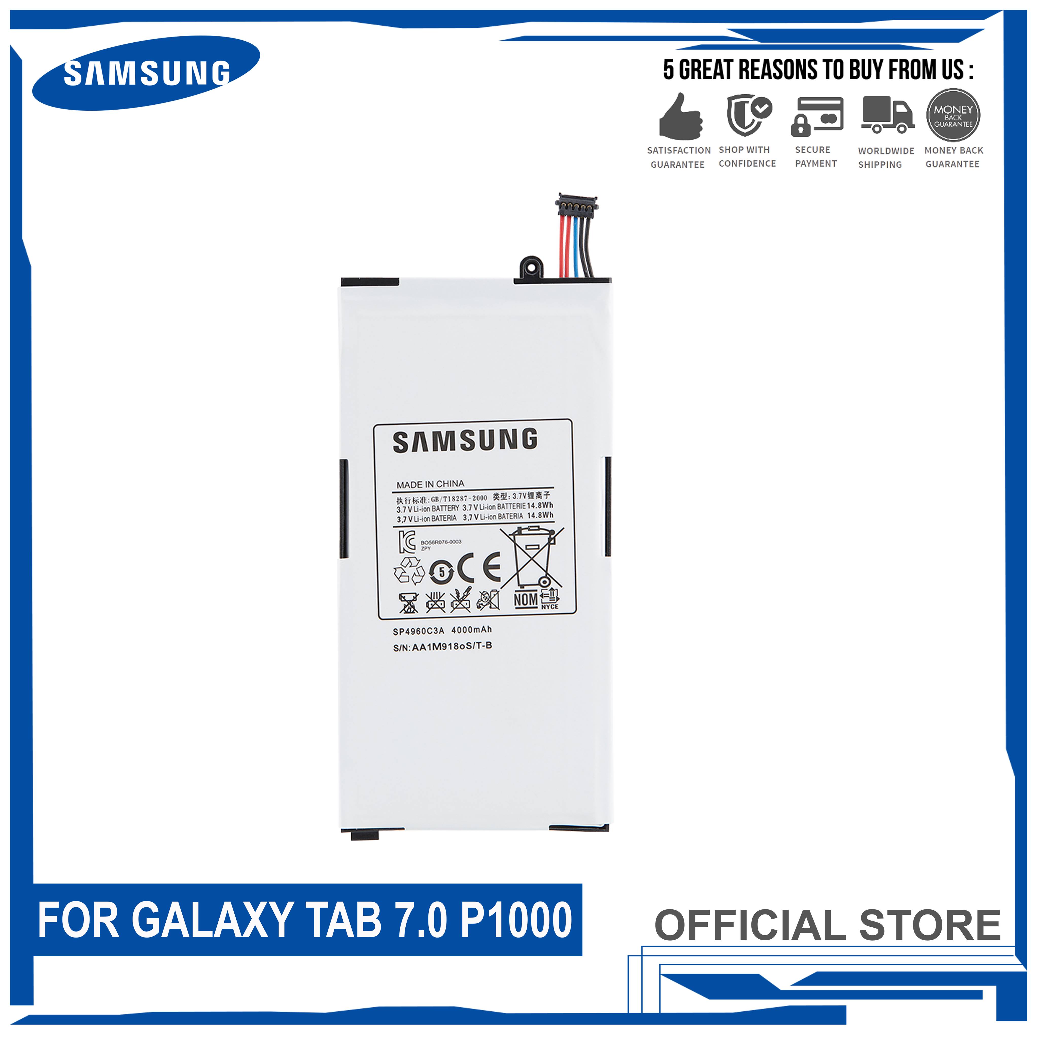 Batterie Samsung Galaxy Tab 7.0 (P1000) SP4960C3A