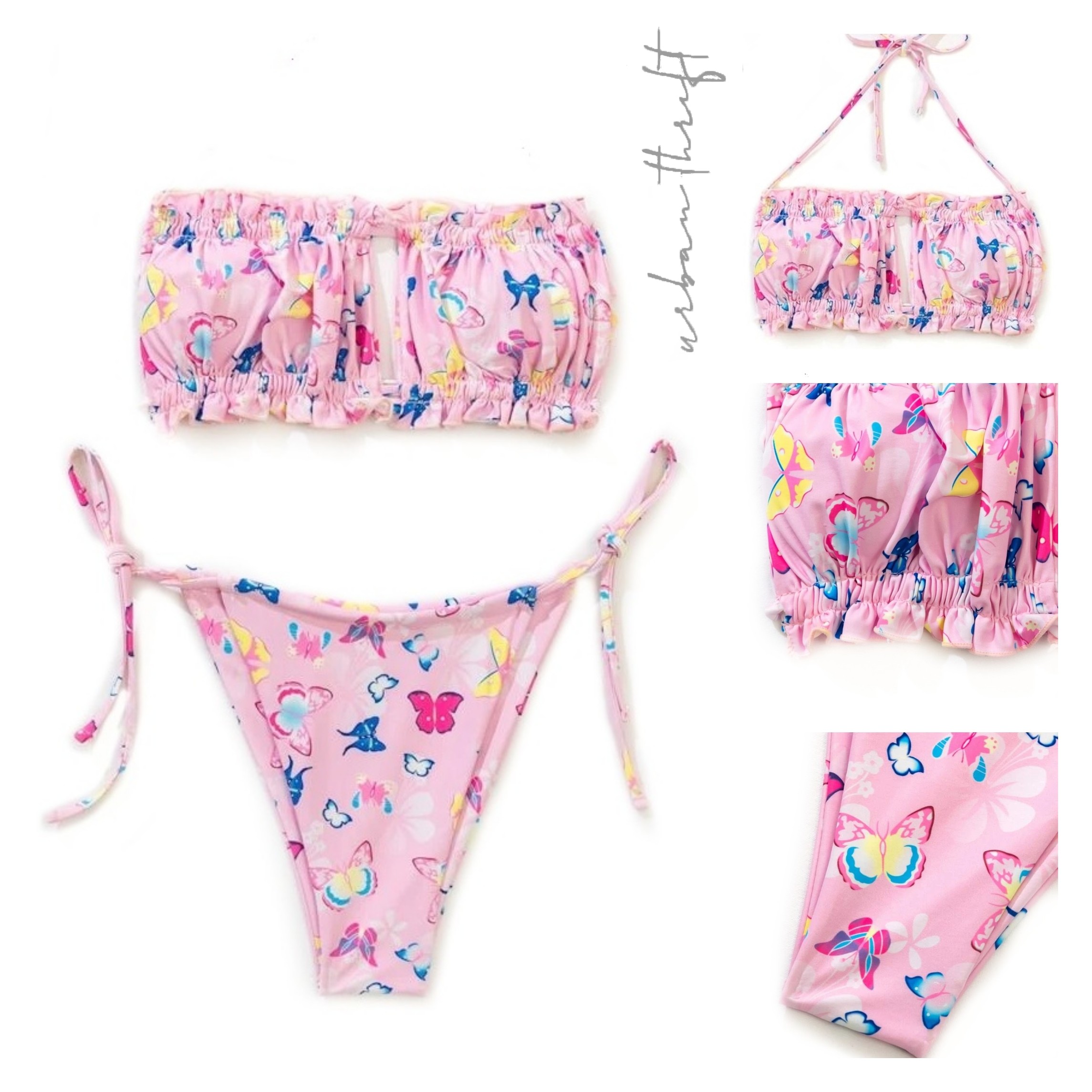 shein butterfly bikini