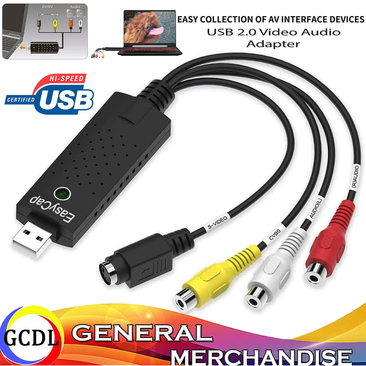 Easy Capture Usb 2.0 Video Adapter with Audio Lazada PH