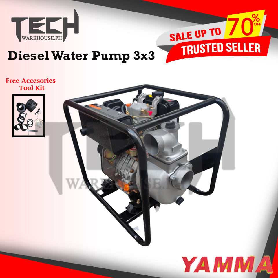 Yamma Diesel Water Pump 3x3 High Discharge for Irrigation Suction ...