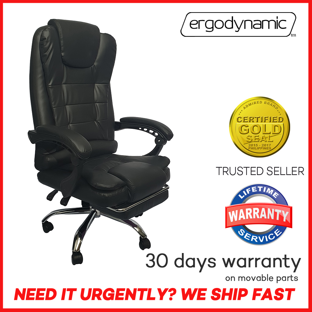 Ergodynamic HBCP800L Executive Highback Leatherette chair with