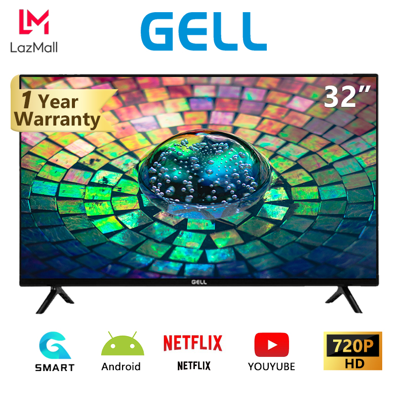 GELL 32inch led tv& 32inches smart tv flat screen on sale Frameless ...