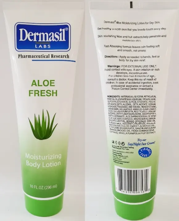 dermasil lotion aloe fresh