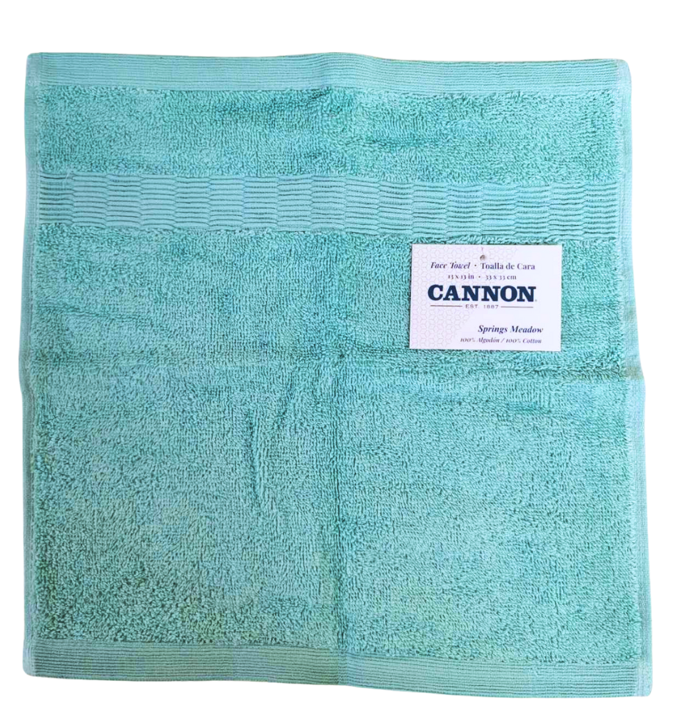 Imported Cannon, Welhome, Selection Face Towel 100% Cotton 13*13 inches