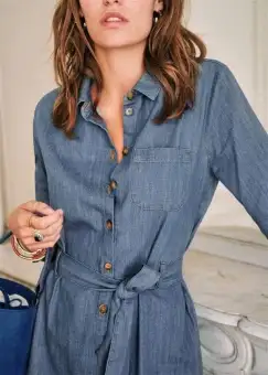 denim dress with tshirt