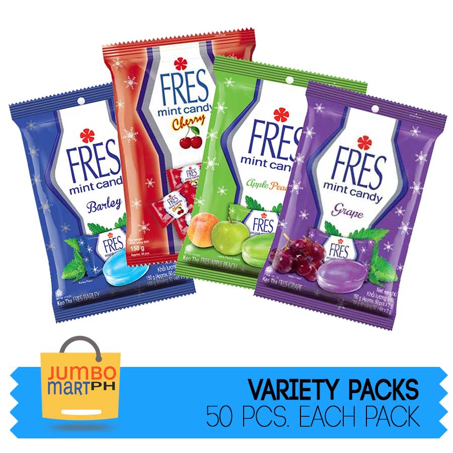 FRES MINT CANDY VARIETY PACK / 50 PCS EACH / ALL FLAVORS Lazada PH