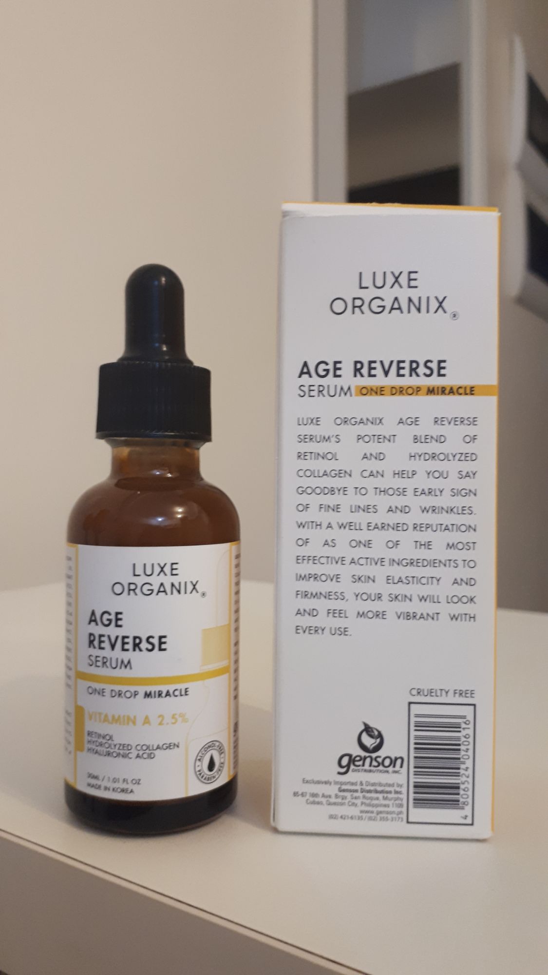 retinol luxe organix