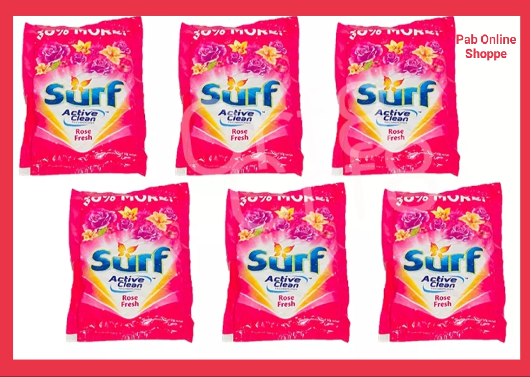 SURF POWDER DETERGENT ROSE FRESH WITH ACTIVE CLEAN TECHNOLOGY | 6 PCS X ...