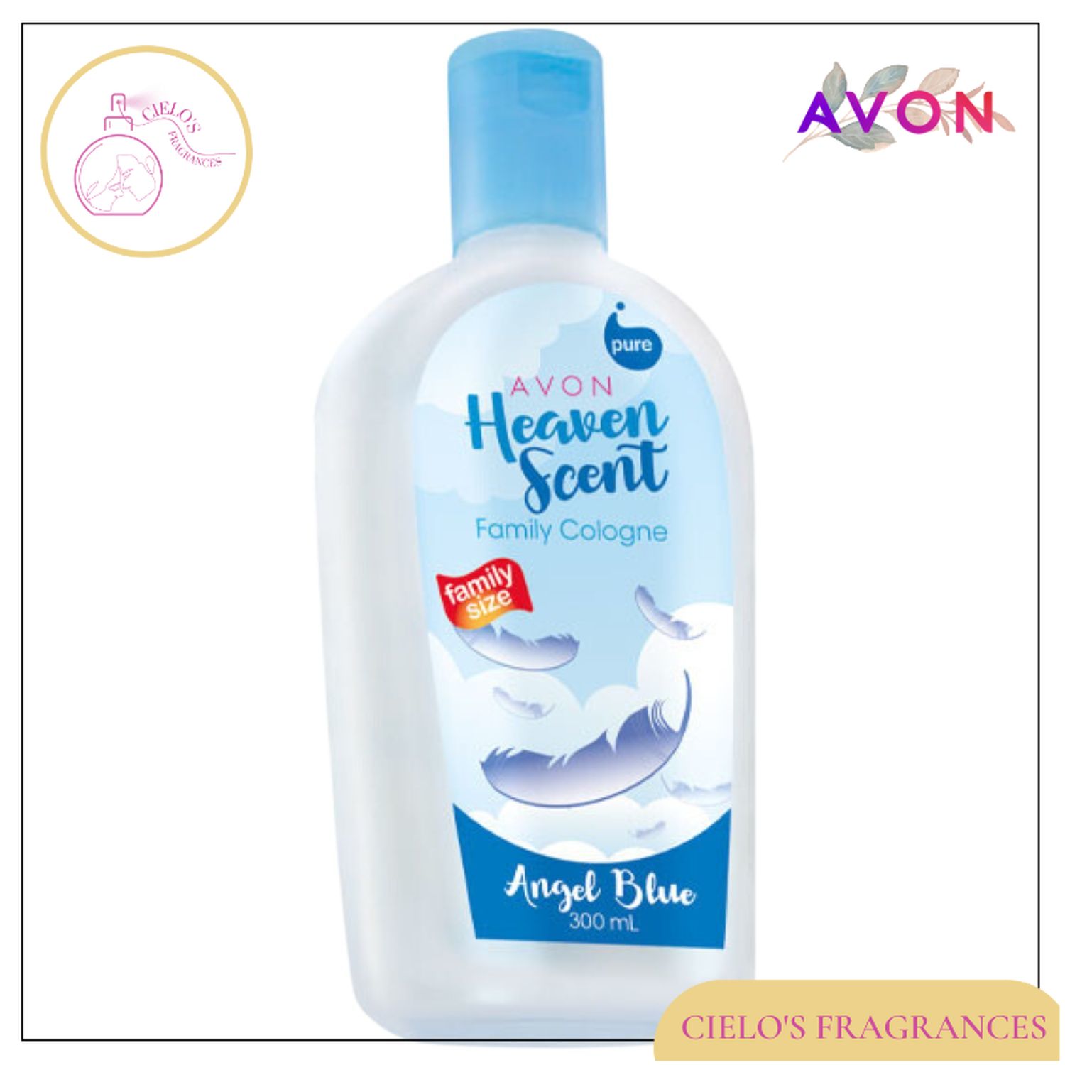 Avon Heaven Scent Family Cologne 100mL 300mL Cielos Fragrances