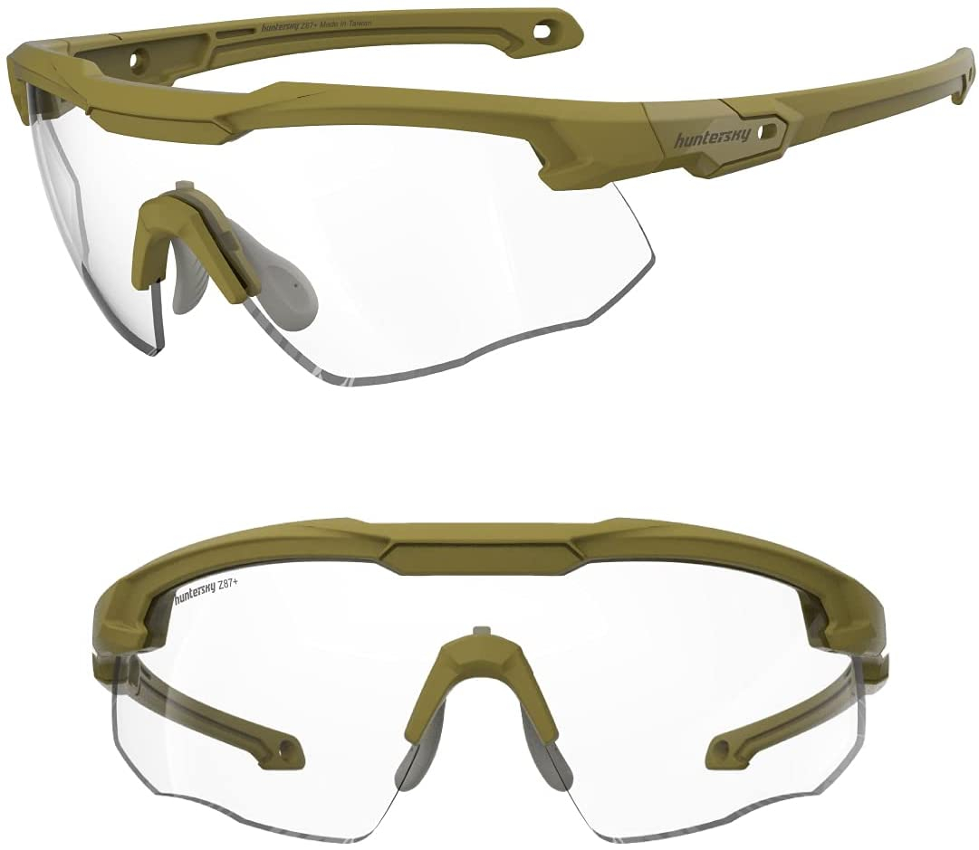 Huntersky Tactical Shooting Glasses Military Grade With Ballistic Impact Protection Superior