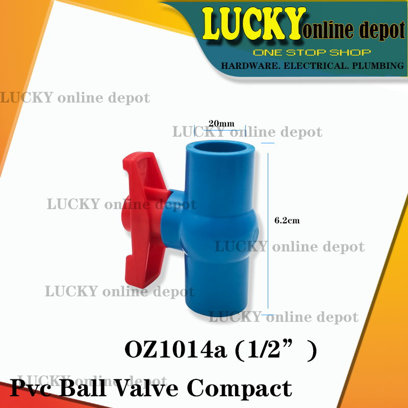OZ1014 PVC COMPACT BALL VALVE W/O THREAD Lazada PH