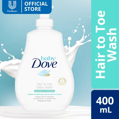 Baby Dove Hair To Toe Baby Wash Sensitive Moisture 400ml