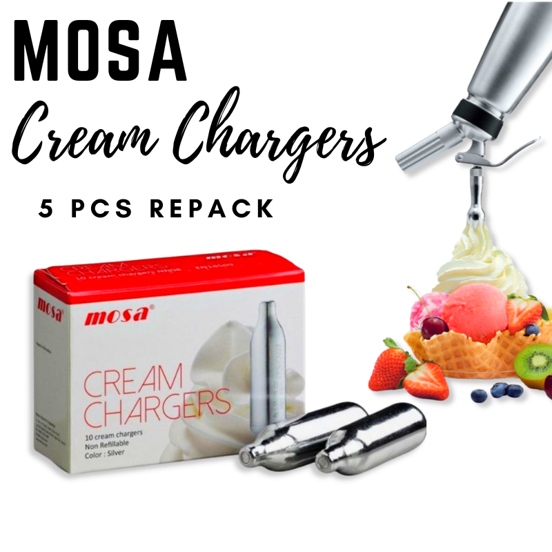 Mosa Cream Chargers / HO Cream Chargers for Whip Cream Dispensers