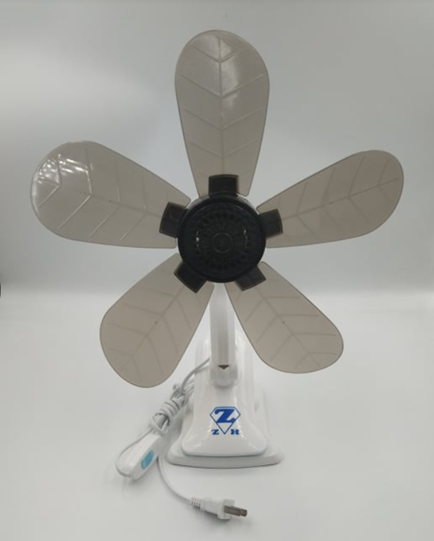 ZH Table Clip fan 5 Blades Clip fan Mini Home Electric fan Portable