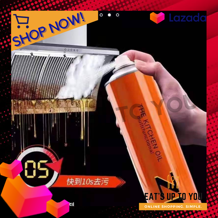 Multi Purpose Kitchen Oil Stains Remover Spray Foam Lazada PH