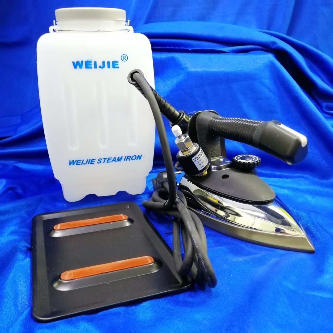 WEIJIE MODEL WJ94B INDUSTRIAL STEAM IRON WITH WATER TANK DEXTROSE TYPE