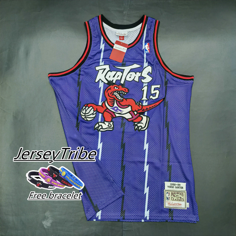 purple and black raptors jersey