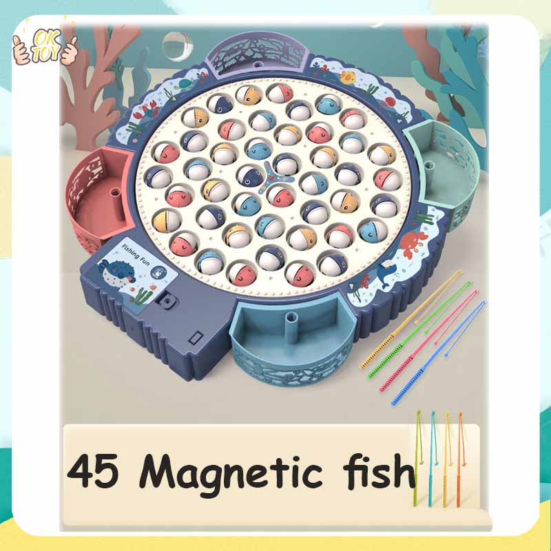 45Fish Fishing Game Automatic Fishing Toy Catch Fish