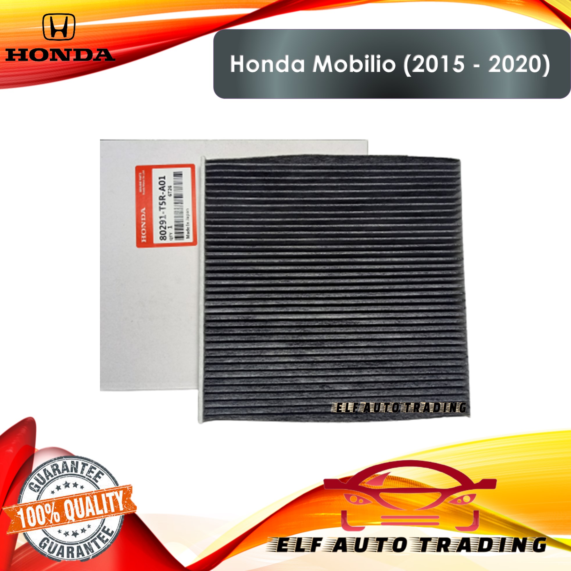 Charcoal Cabin Filter for Honda Mobilio (2015 2020), CarFilter, Car