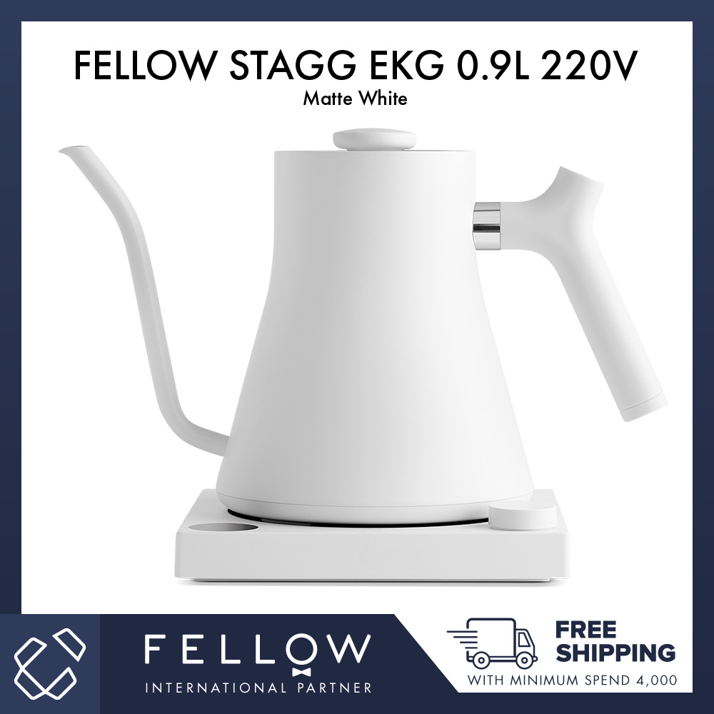 Fellow Stagg EKG Electric Kettle - Matte White – Buddy Brew Coffee