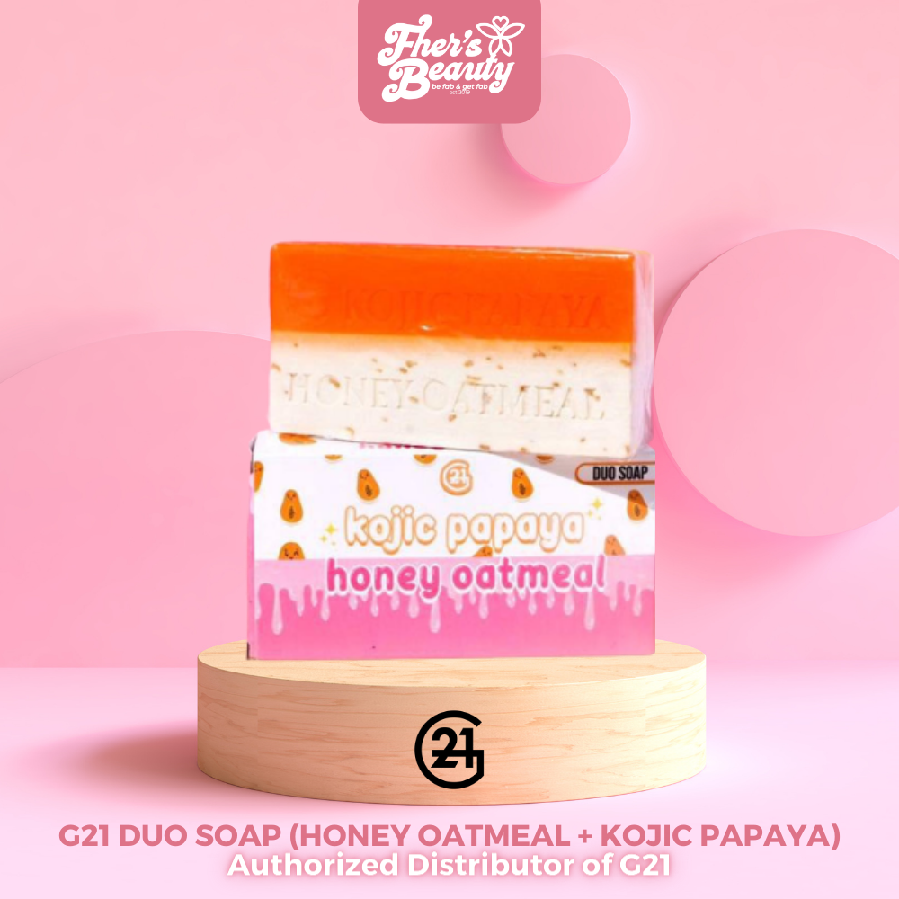 G21 Kojic Papaya + Honey Oatmeal (Duo Soap) | Lazada PH