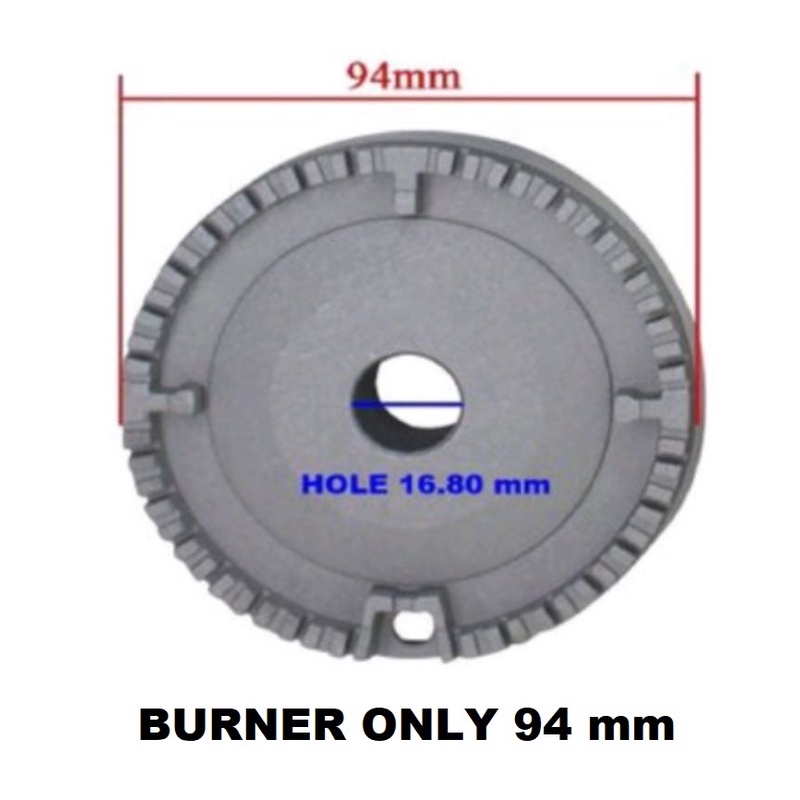 Hotpoint Groß Brenner Cap 100mm - Original Ersatzteil C00052931 Für Gasherde