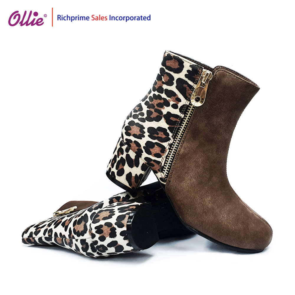 leopard print boots size 11