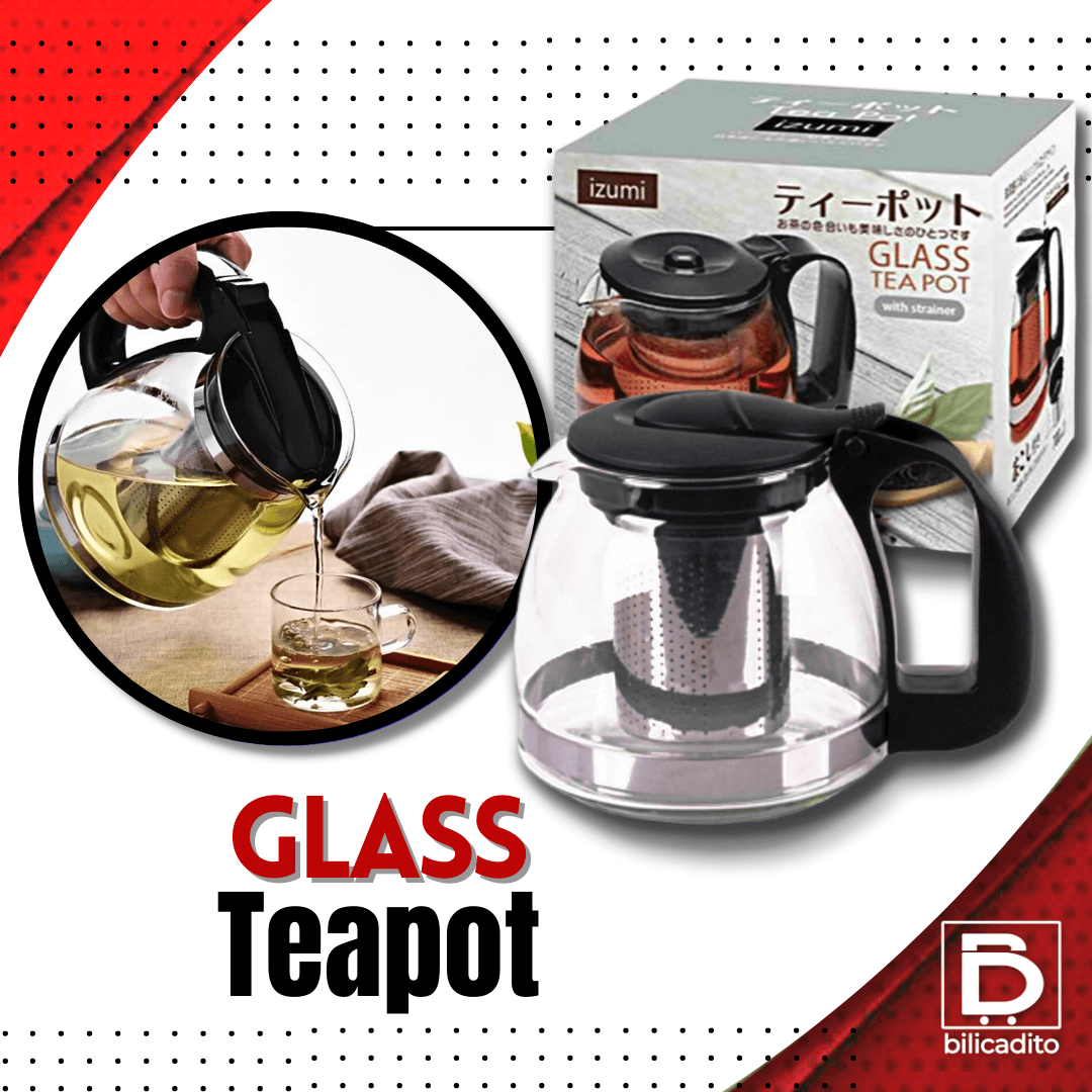 Glass Pot, Glass Teapot With Infuser, Coffee Pot Glass, Glass Teapot