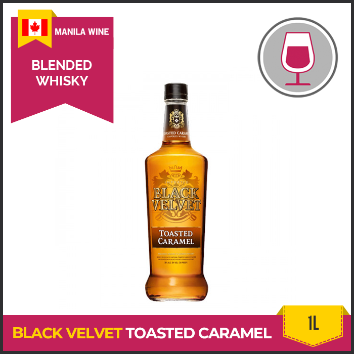 Black Velvet Toasted Caramel 750ml Blended Canadian Whisky