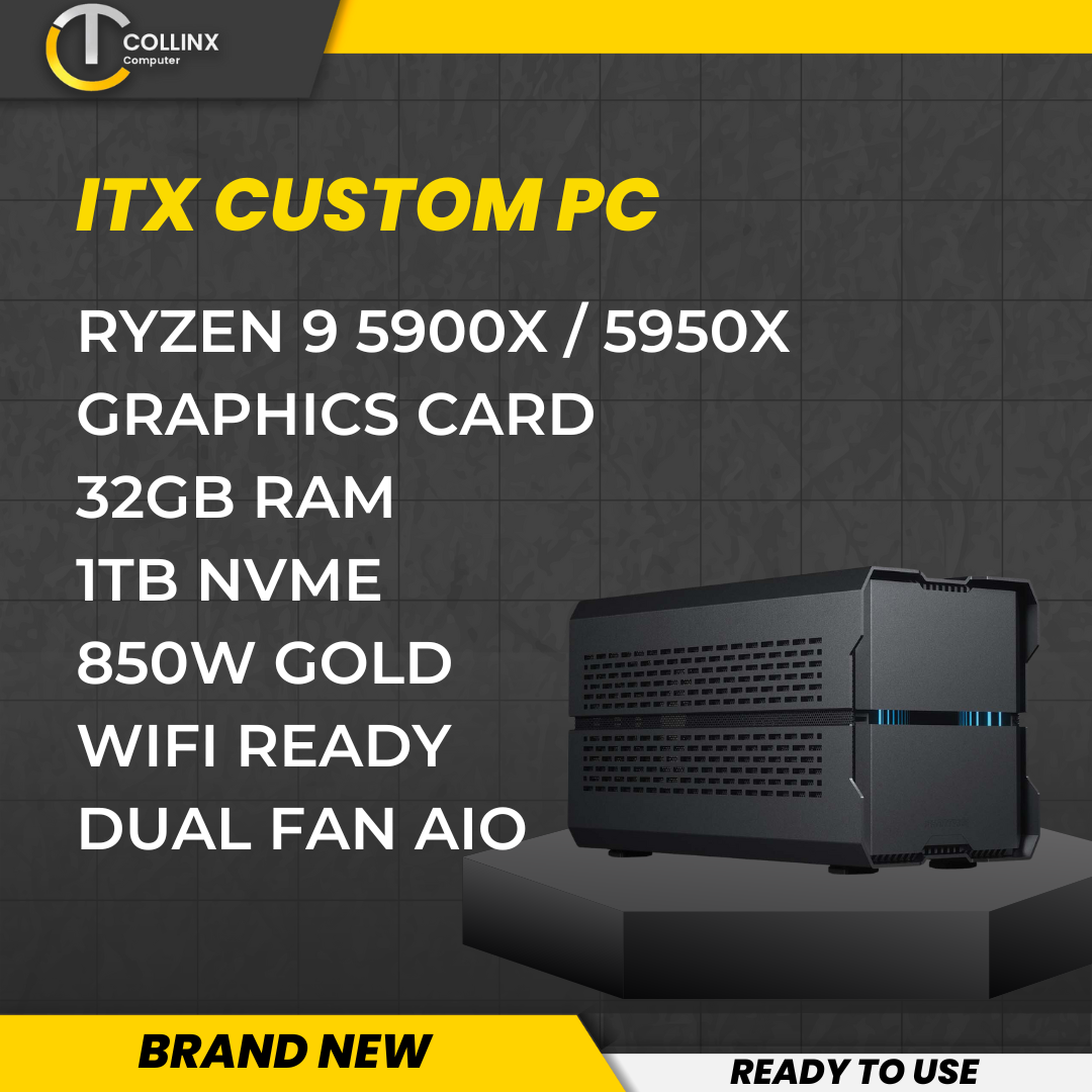 ITX MINI PC BUILD I AMD RYZEN 5900X 5950X DESKTOP