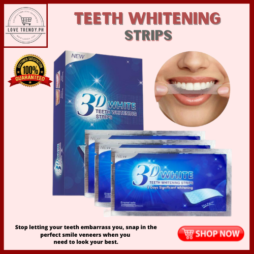 3D Whitening Strips Oral Hygiene Care Dental Bleaching Teeth