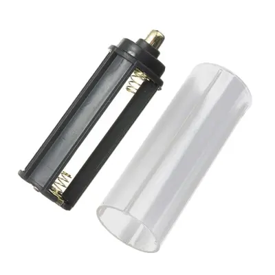 New 1PCS 18650 Battery Tube + 1PCS AAA Battery Holder for Flashlight Torch Lamp