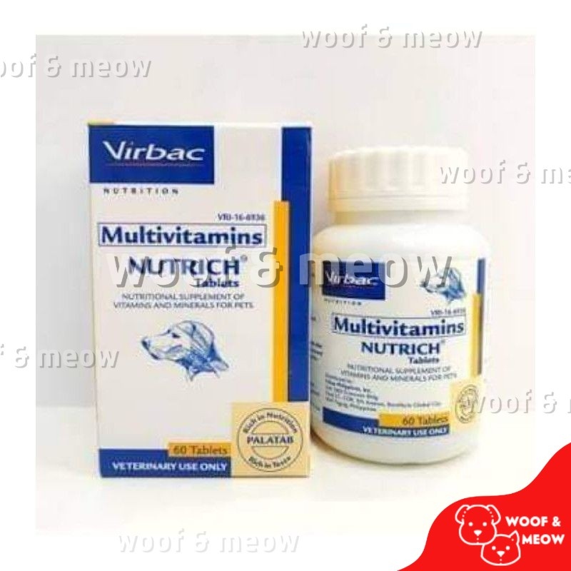 Hot sale Virbac Nutrich Vitamins And Minerals For Dogs And Cats Lazada PH