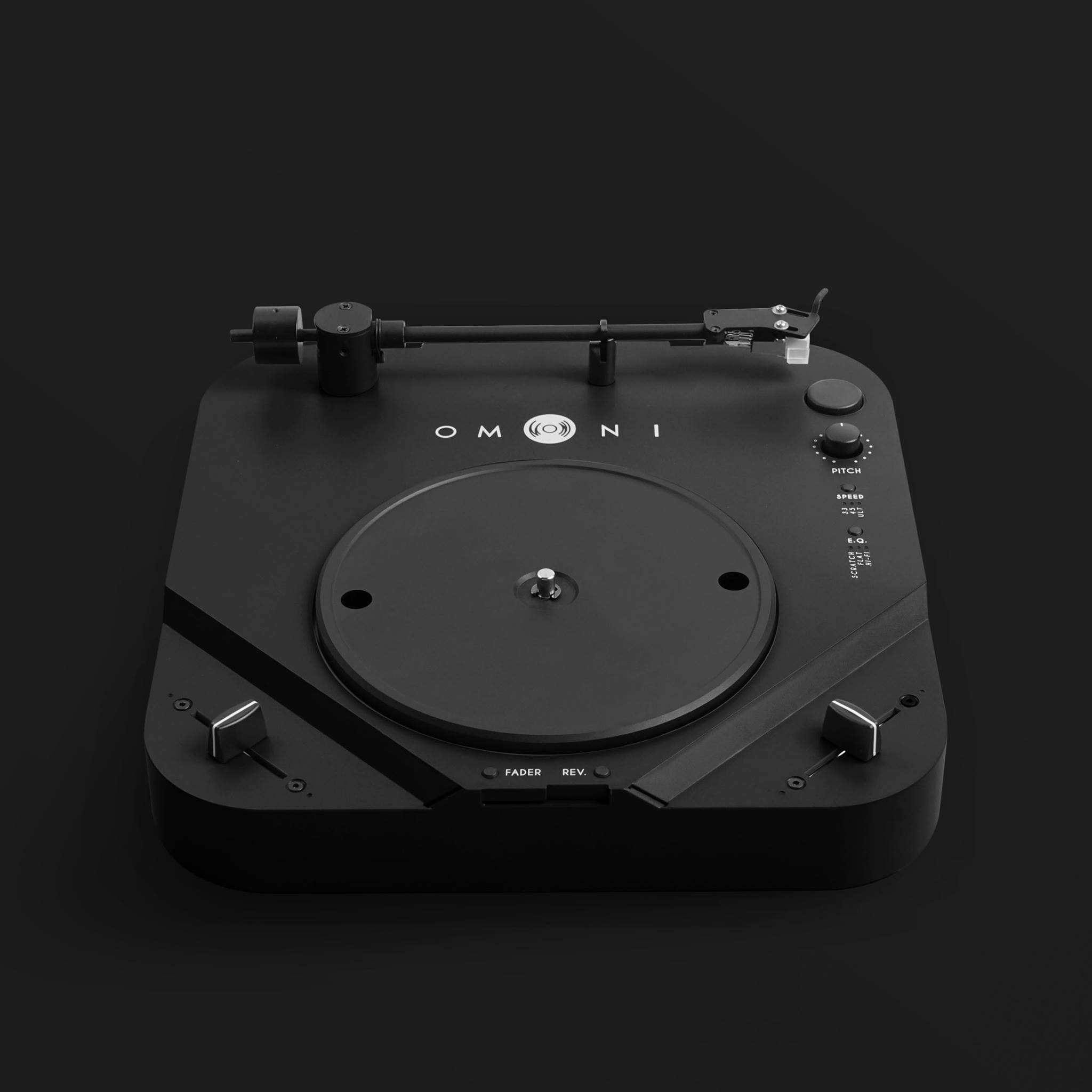 OMNI PORTABLE DVS TURNTABLE [BLACK] HEADACHESOUND Lazada PH