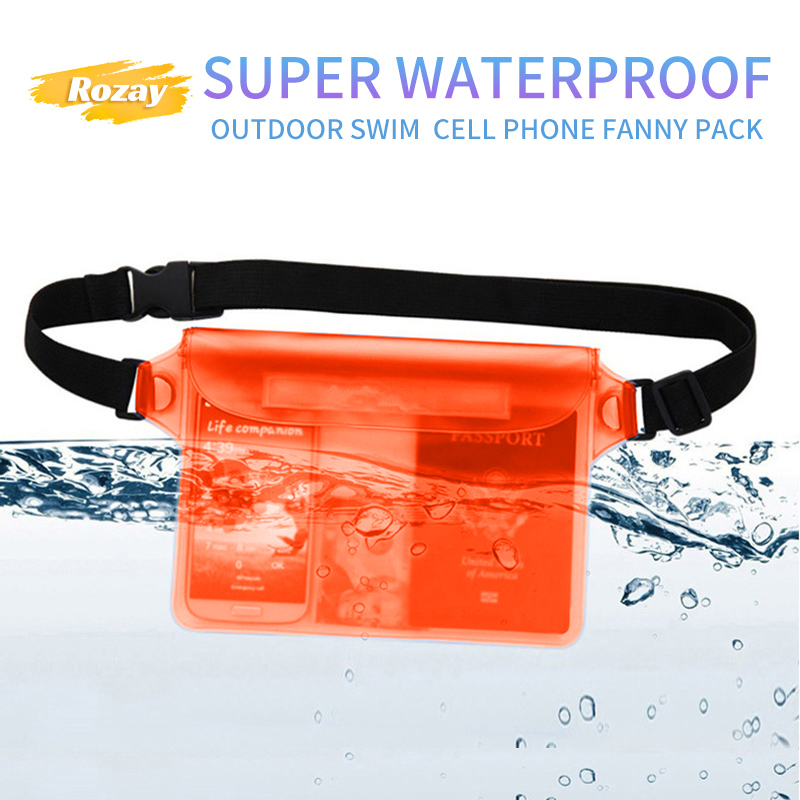 Waterproof Waist Bag Waterproof Mobile Phone Bag Swimming Diving