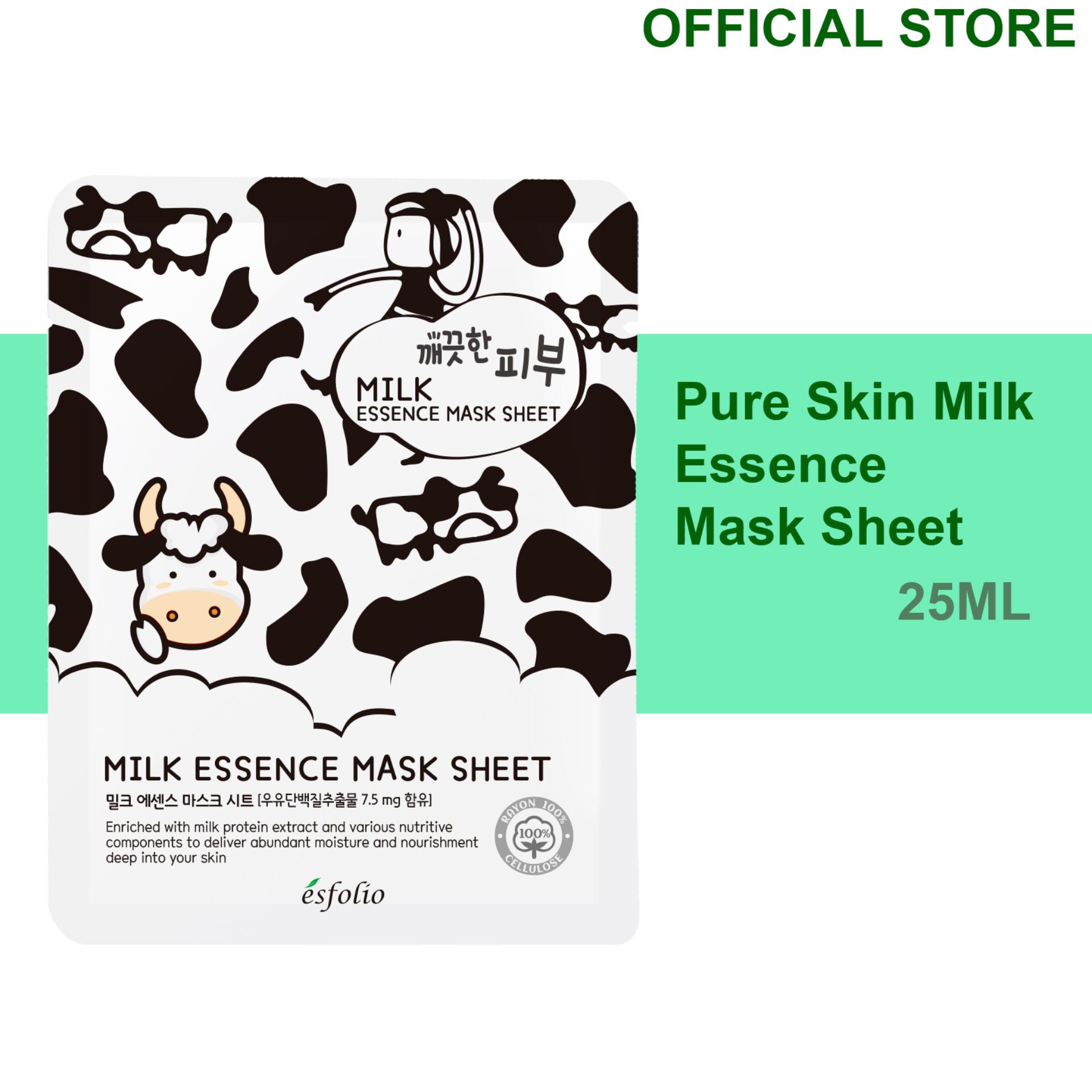 Esfolio Pure Skin Milk Essence Mask Sheet Lazada PH