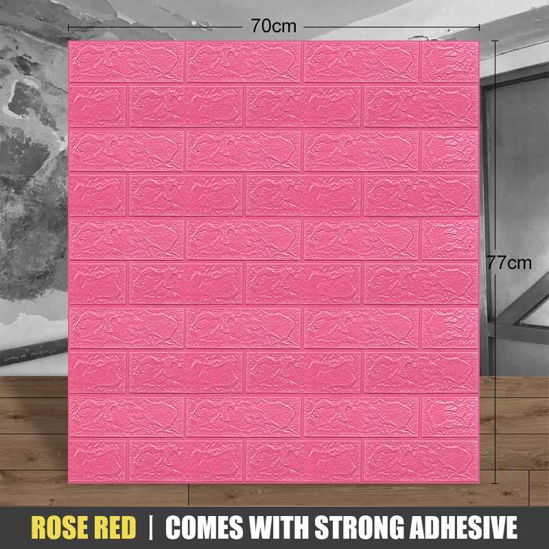 3d wallpaper foam wallpaper 70x77CM Wallpaper waterproof adhesive foam